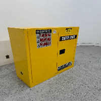Justrite Sure-Grip EX 40 Gallon Paint & Ink Storage Cabinet image 0